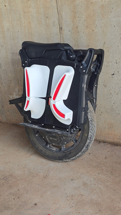 White FullTilt EUC Pads - Premium Full Size Electric Unicycle power pads