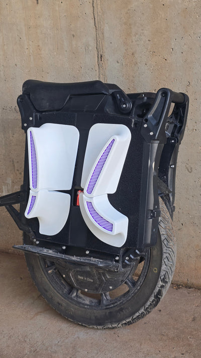 White FullTilt EUC Pads - Premium Full Size Electric Unicycle power pads