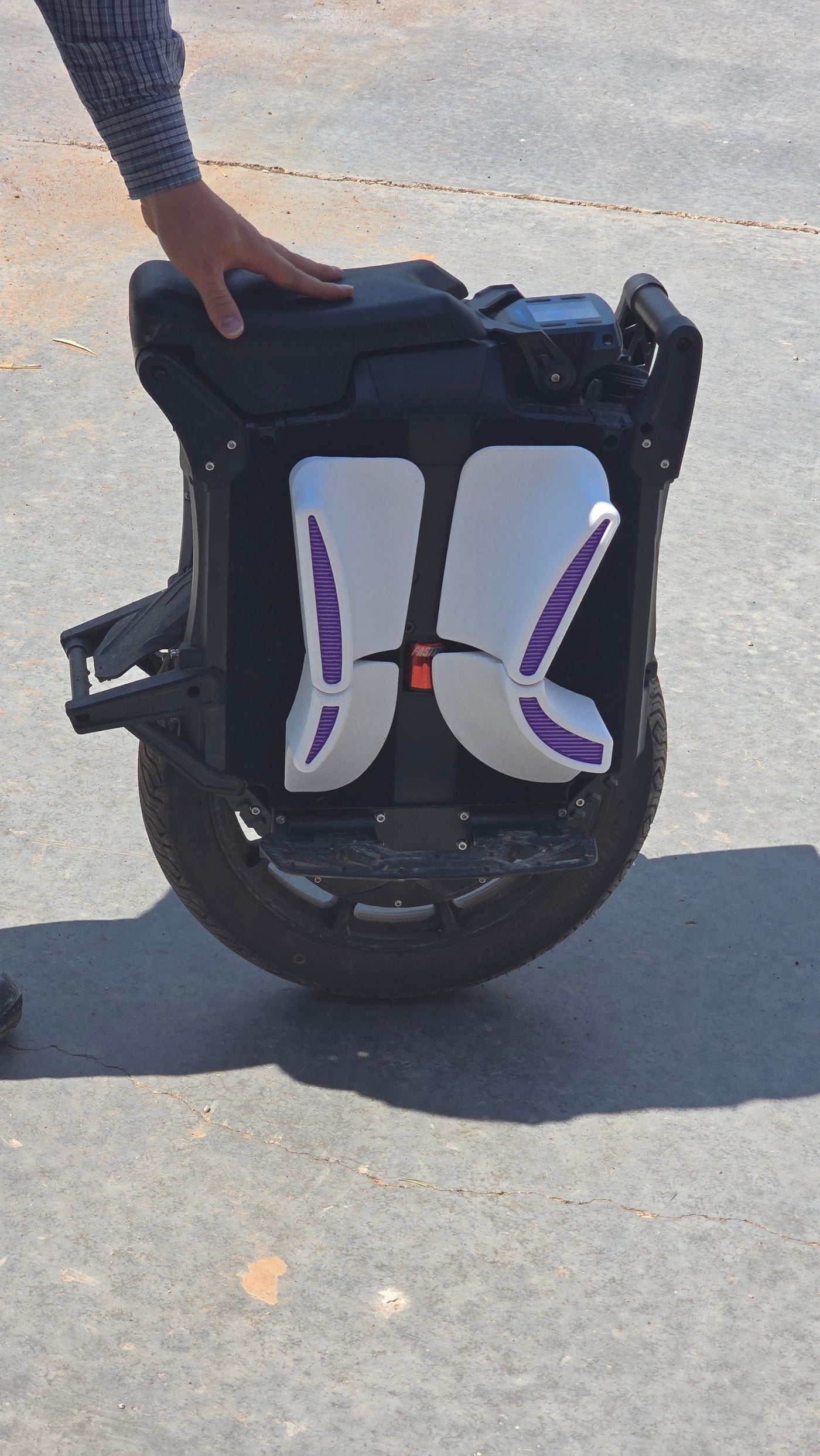 White FullTilt EUC Pads - Premium Full Size Electric Unicycle power pads