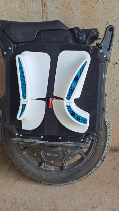 White FullTilt EUC Pads - Premium Full Size Electric Unicycle power pads