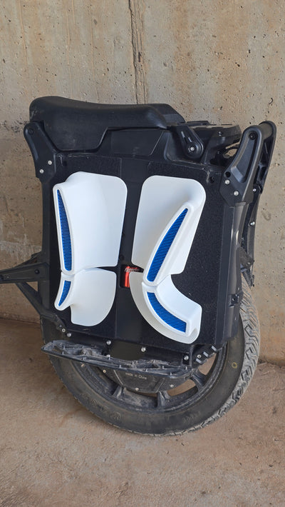White FullTilt EUC Pads - Premium Full Size Electric Unicycle power pads